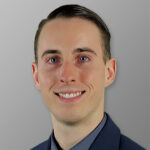 A headshot of a male